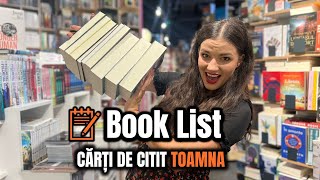 Book List 🍂 Recomandari de carti pentru toamna aceasta 2023 [upl. by Oderfliw]