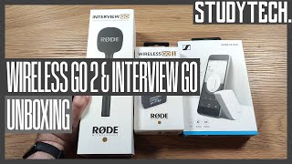 Unboxing Røde Wireless GO II amp Interview GO Reupload 2KDeutsch studytech [upl. by Kataway]