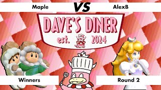 Maple vs AlexB  Daves Diner  WR2 [upl. by Newkirk]