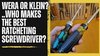 Wera VS Klein Ratcheting Screwdrivers review [upl. by Ellennad944]