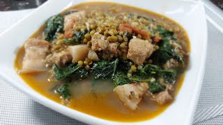 GINISANG MUNGGO WITH SALUYOT  GINISANG MONGGO WITH BABOY  MONGGO RECIPE  LUTONG BAHAY [upl. by Hudgens542]