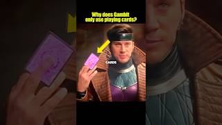 Why does Gambit stick to using playing cards movie marvel shorts [upl. by Ahtis]