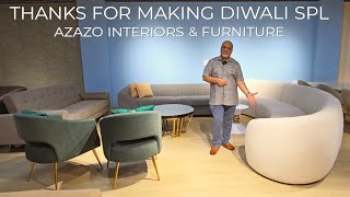 Designer Studio Azazo Furniture amp Interior  Diwali Special Episode  Statment Homes amp Furniture [upl. by Llewej]