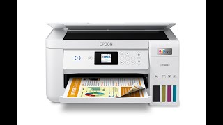 Epson EcoTank ET2850 Wireless Color CartridgeFree Supertank Printer Scan Copy 2Sided Printing [upl. by Trevethick]