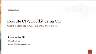 Part 6  Execute the CD3 Automation toolkit using CLI to create resources in OCI [upl. by Thema]