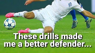 My BEST individual DEFENSIVE soccer drills I do alone [upl. by Virginia13]