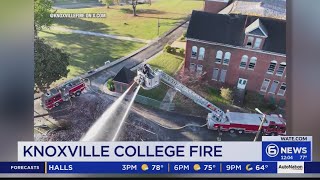 Knoxville College fire update [upl. by Kazue]