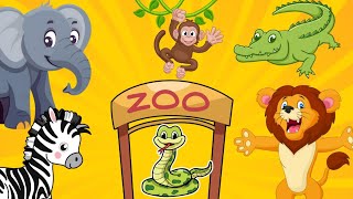 Zoo adventure song fun animals sounds and movements zoo animals song for kids Mini Mum Kids Tv [upl. by Heigho331]