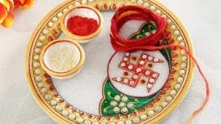 4 Easy Rakhi Thali Decoration Ideas for 2024 How to Decorate Rakhi Thali at Home 🏠 rakhi special [upl. by Lledrac]