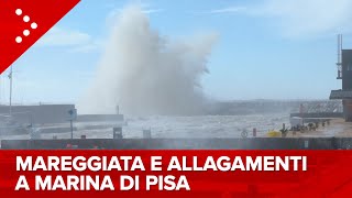 LIVE Alluvione in Toscana in diretta da Marina di Pisa [upl. by Iover]