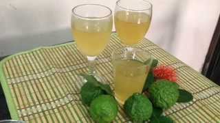 Honey Kaffir Lime Juice Recipes มะกรูดน้ำผึ้ง [upl. by Head]