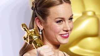 Brie Larson  Oscars Full Backstage Interview [upl. by Orelee667]