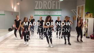 Made for now  Janet Jackson Daddy Yankee Zumba Fitness choreo by Anna Dymitrasz [upl. by Ahsinoj]