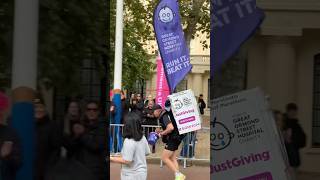 charity halfmarathon marathon london stjamespark runner running motivation shorts video [upl. by Esinahs817]