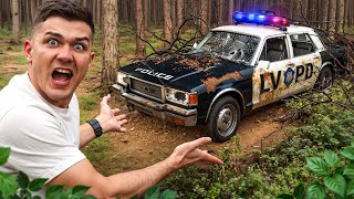 WE Found A REAL ABANDONED POLICE CAR IN THE FOREST  Can We Repair It [upl. by Gorman]