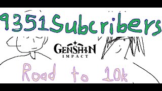 10000 subs by 2024  GENSHIN IMPACT genshinimpact [upl. by Irehc]