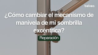 ¿Cómo cambiar el mecanismo de manivela de mi sombrilla excéntrica [upl. by Pearse]