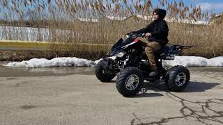 200cc Sport Atv Quad Fully Automatic With Reverse Test amp Review [upl. by Rasaec972]