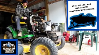 Will Not Run  John Deere Lawn Mower  Electrical Problems  Trade up Challenge Continues [upl. by Irahcaz]