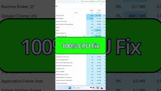 How to fix 100 use of CPU  How to fix high processor usage windowstricks cpu [upl. by Irallih763]