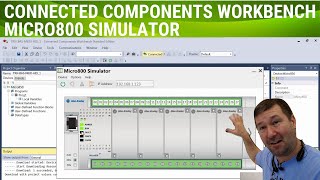 Allen Bradley Micro800 PLC Simulator Connected Components Workbench [upl. by Robma]