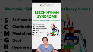 Lesch Nyhan Syndromebiochemistry neet fmgs shortvideos [upl. by Naval341]