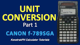 UNIT CONVERSION Part 1  MASTER PLUMBER EXAM  CANON F789SGA [upl. by Orlanta]