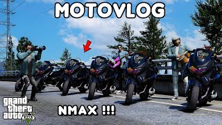 MOTOVLOG DI GTA 5  GTA 5 ROLEPLAY [upl. by Mahon897]