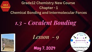 Grade 12 Chemistry Chapter 1 Covalent Bonding [upl. by Aistek]