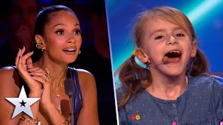 8yearold Jessicas AMAZING ANIMAL IMPRESSIONS  Auditions  BGT 2022 [upl. by Lolita]