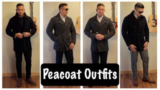 Mens Style  Peacoat  Winter Essentials [upl. by Varien]