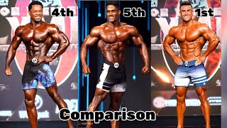 Emanual hunter  Edvan palmeira and Ryan terry comparison Men’s physique mr olympia  best physique [upl. by Lancelot]