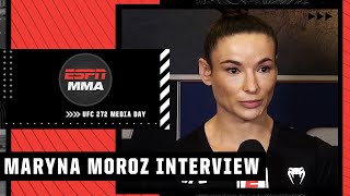 Maryna Moroz discusses preparing for UFC 272 amid war in Ukraine  ESPN MMA [upl. by Yeleak]