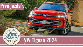 Nový Volkswagen Tiguan 15 eTSI a 15 TSI eHybrid 2024 Prvé jazdné dojmy [upl. by Natanhoj]