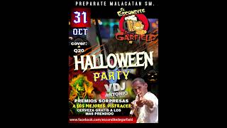 🟠HALLOWEEN PARTY 31OCT 🎃👻En El escondite de Garfield Malacatan SM [upl. by Ttihw]