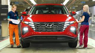 Hyundai Tucson Assembly🚙2024 Factory tour inside Czechia plant – How its made Manufacturing [upl. by Asiralc]