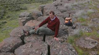 Columns of Basalt Lava  Nick on the Rocks [upl. by Ahsiened]