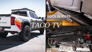 The New CBI Rock Sliders and Skid Plates for the 4th Gen Tacoma [upl. by Etnoed96]