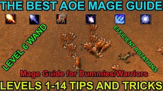 WOW CLASSIC MAGE AOE GUIDE LIVE Finding AoE Farm Spots for 1620 [upl. by Adnole59]