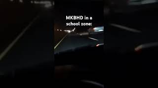 96 in a school zone is devious funny mkbhd speedingticket [upl. by Allianora]