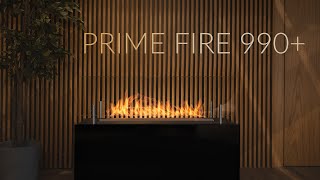 Prime Fire 990 Automatic Ehanol Fireplace with Remote Control Ethanol Vapour Technology [upl. by Silverman705]