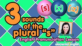 3 Sounds of the Plural quotsquot in English s z or ɪz [upl. by Anelhtac517]