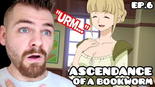 THE SUS MEETING  ASCENDANCE OF A BOOKWORM  EPISODE 6  New Anime Fan  REACTION [upl. by Breana848]