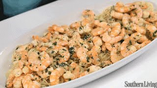 Shrimp Scampi A Quick amp Easy Recipe for Pasta Night  Southern Living [upl. by Ilera]