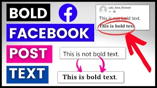 How To Bold Text On A Facebook Post in 2024 [upl. by Elamef549]