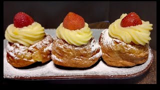 ZEPPOLE DI SAN GIUSEPPE DI videoricetteinsieme  zeppole fatte in casa [upl. by Etnovaj]