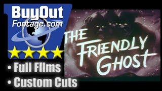 The Friendly Ghost  Casper Cartoon 1940s Stock Video Archive [upl. by Tenej10]