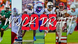 Two Round 2025 NFL Mock Draft WITH TRADES [upl. by Llertram]