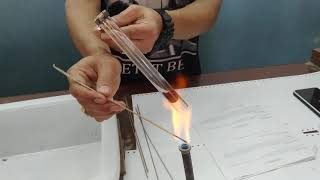 Class 9 Chemistry Experiment 6  Action Of Heat On The Given Salt  Mercuric Oxide [upl. by Korry]