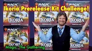 The Biggest Ikoria Battle A Prerelease Kit Challenge vs Core Set 2021 New Magic The Gathering Cards [upl. by Hudis]